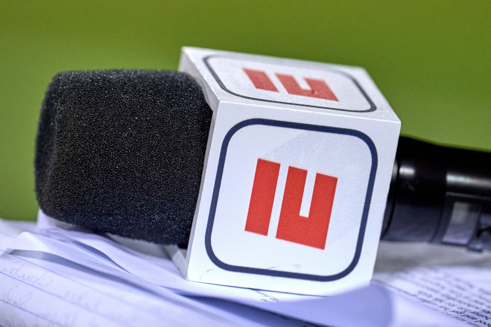 ESPN baseball reporter Marly Rivera was fired by the network after a run-in with another reporter. (Photo by Robin Alam/Icon Sportswire via Getty Images)