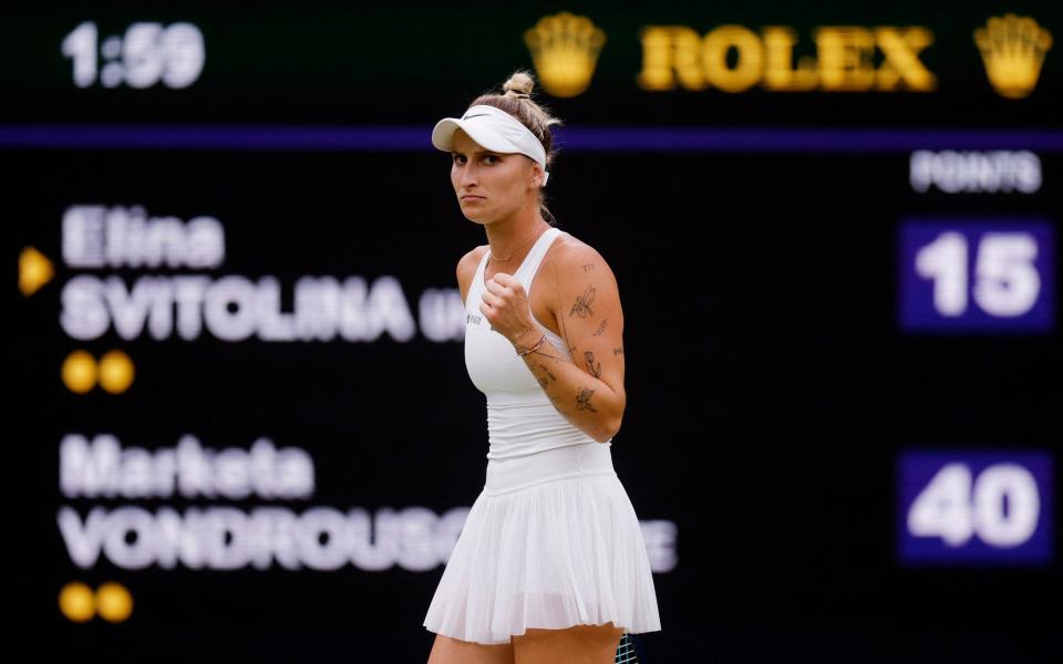 Wimbledon 2023 live: Elina Svitolina vs Marketa Vondrousova latest updates