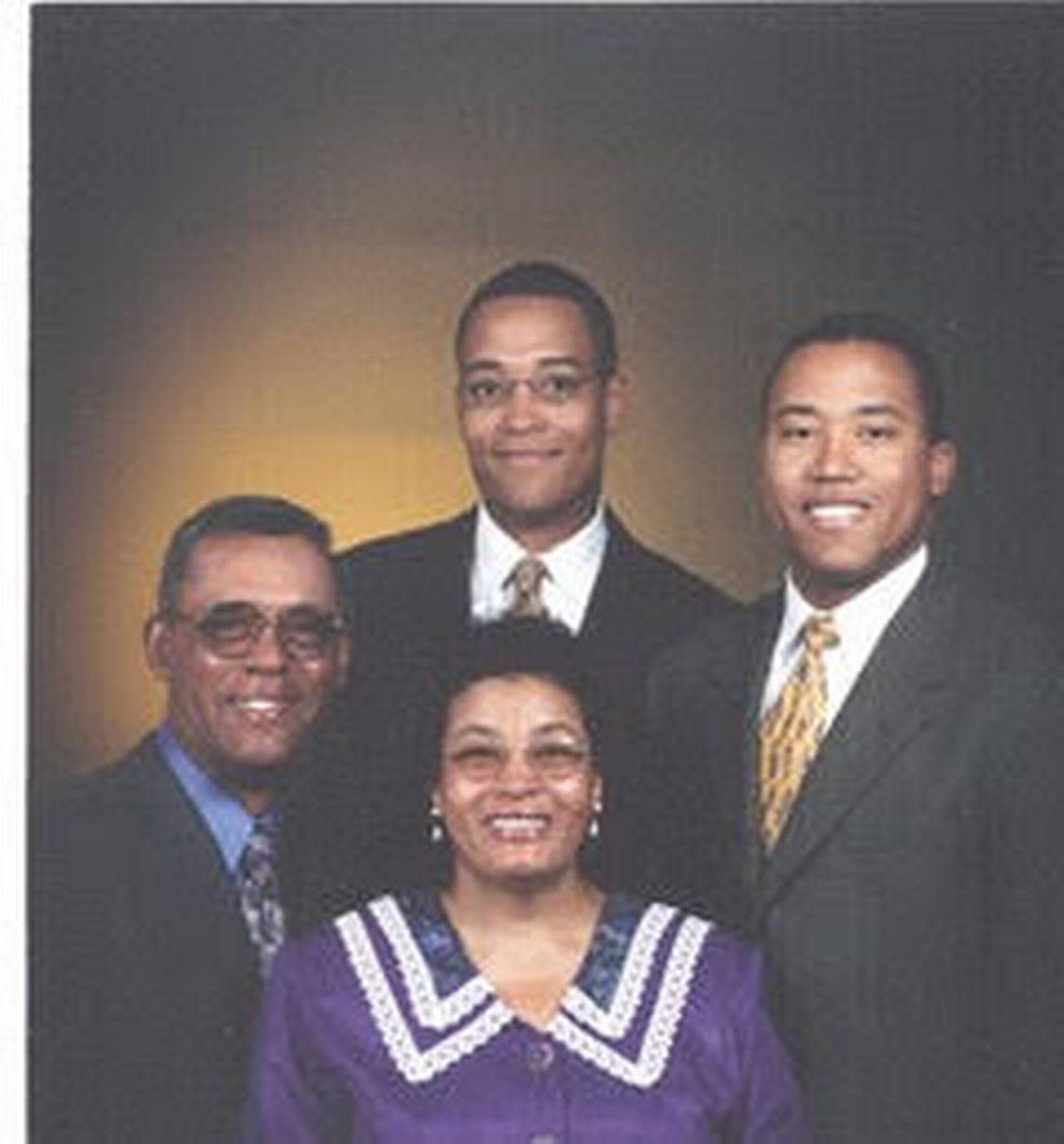 The Wake family, from left: Lee, Virginia, Kevin and John Wake.