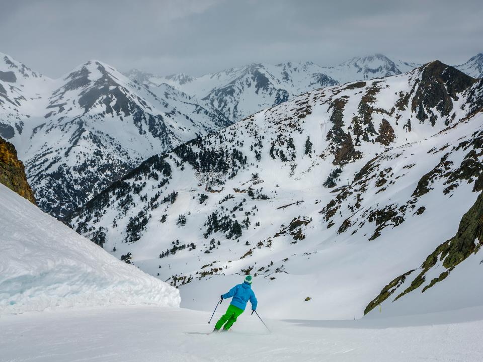 Andorra is a small co-principality located between France and Spain known for its ski resorts.