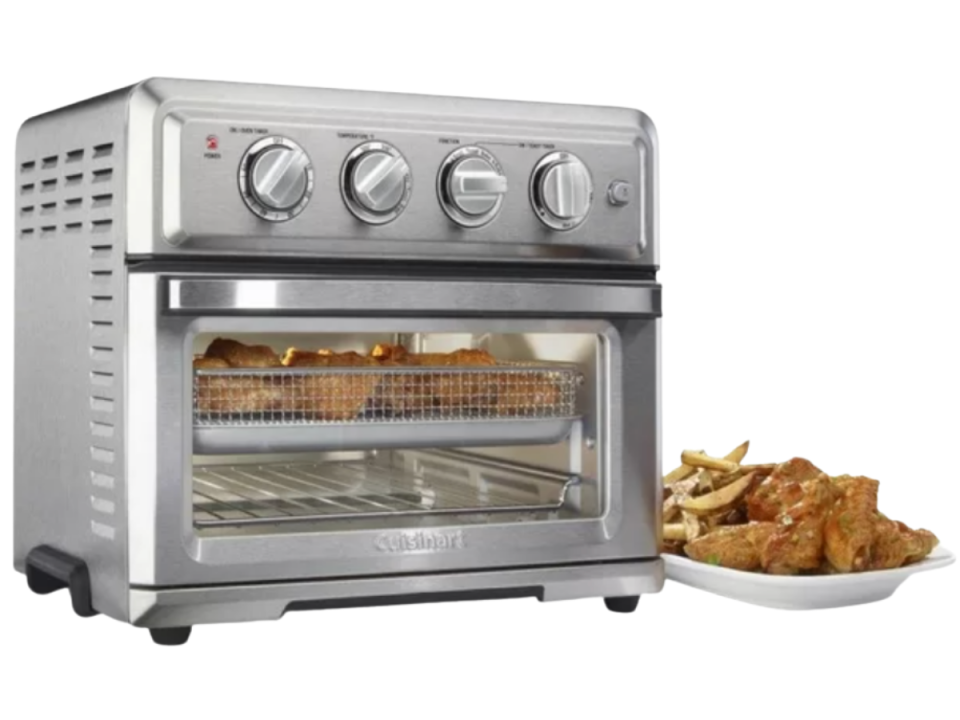 Stainless steel toaster oven air fryer