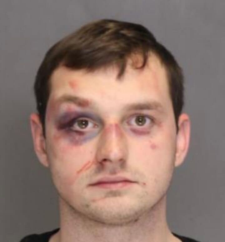 White supremacist Brandon Higgs on Wednesday was sentenced to 40 years in prison for the 2018 shooting of a Black man in Reisterstown, Maryland. (Photo: Baltimore County Police Department )