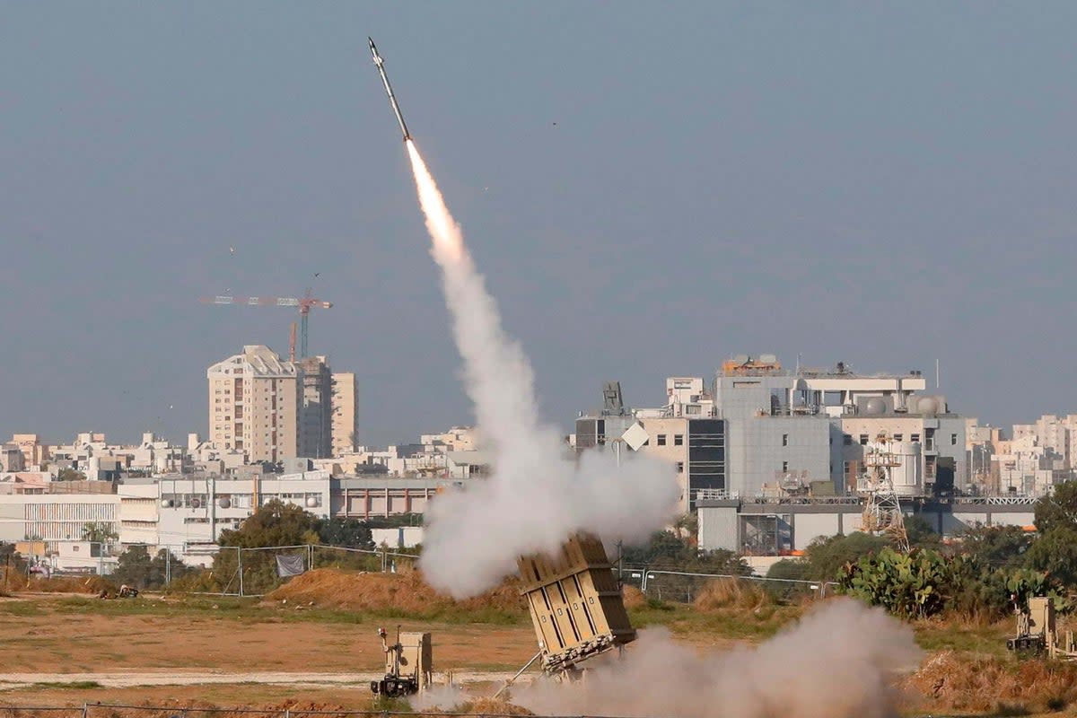 One of Israel’s Iron Dome defence missiles (Jack Guez/AFP via Getty Images)