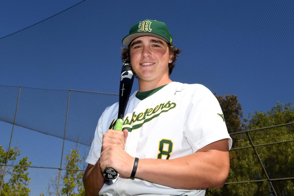 Moorpark High's Landon Gaz finished his junior season with a .429 batting average, 39 hits and a 39 RBIs.