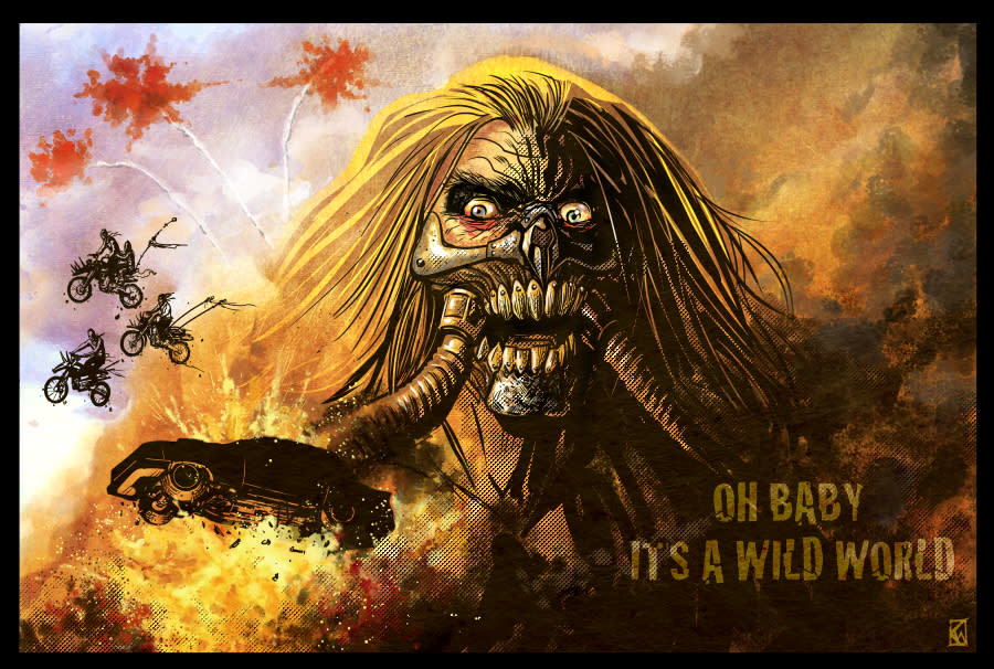 Immortan Joe would look right at home on the cover of a graphic novel, at least from the looks of this KR-Whalen piece. 