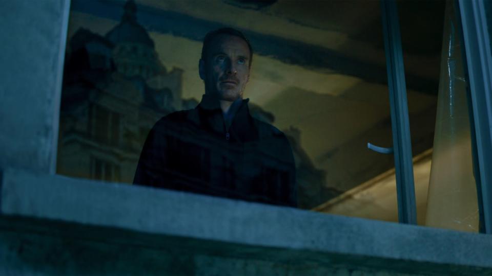 Michael Fassbender as an assassin in The Killer.