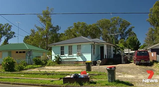 The Whalan house where the attack occurred. Photo: 7 News