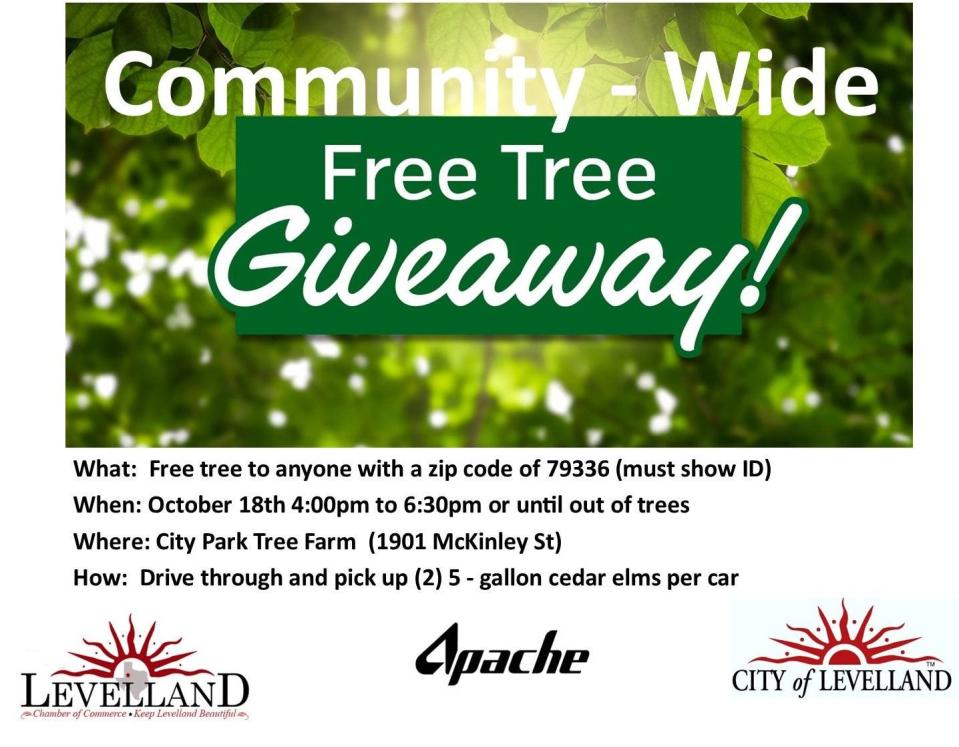 The City of Levelland announced late Wednesday that it plans to plant 450 oak trees across the city as part of its Keep Levelland Beautiful program.