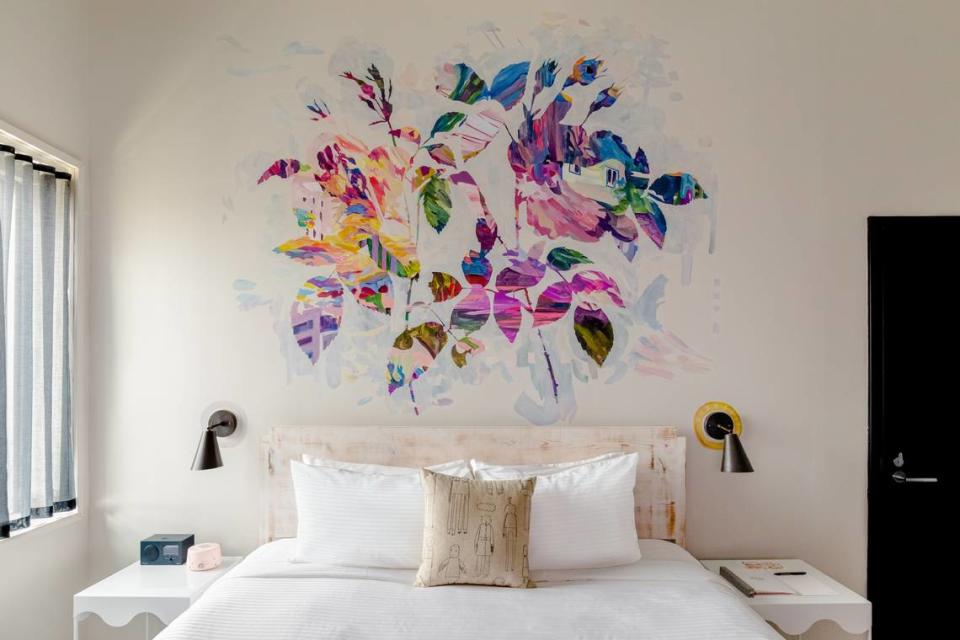 This spring, the Quirk Hotel is opening a collection of eight new rooms featuring murals by local artists, including Emily Herr.