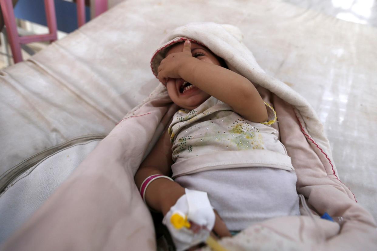 Half of all the cholera cases in Yemen are children: Getty