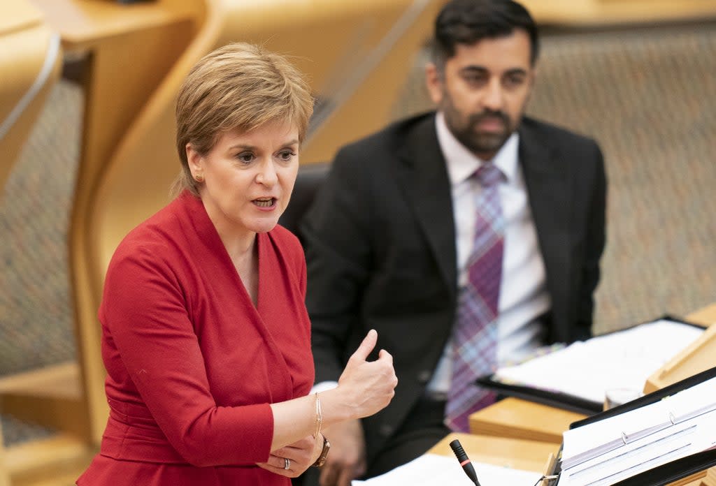 The First Minister will lay out the first legislative programme since the deal with the Greens on Tuesday (Jane Barlow/PA) (PA Wire)