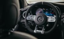 <p>The S model comes with the AMG performance steering wheel in black leather as standard equipment.</p>