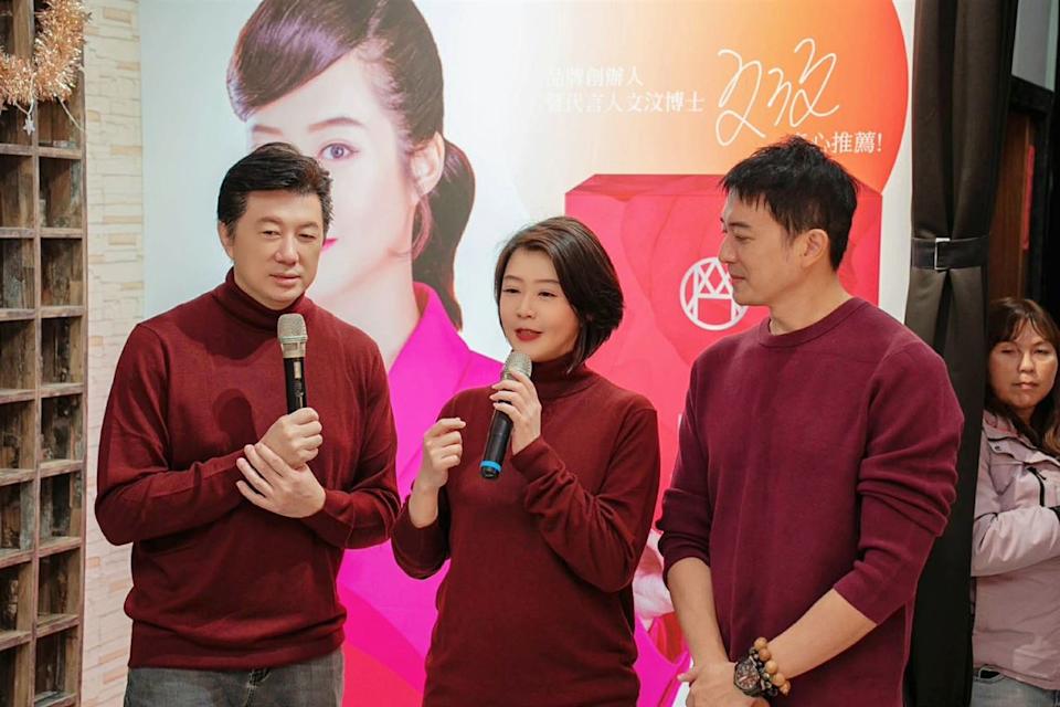 文汶親自向現場分享公益理念與品牌初衷，期盼透過行動讓愛持續流動。（圖／民視提供）