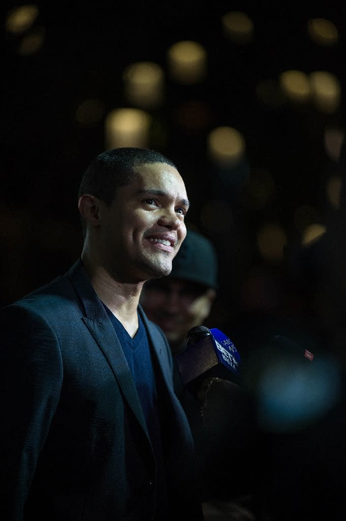 Comedian Trevor Noah has a black South African mother and a white Swiss father (AFP Photo/Mujahid Safodien)