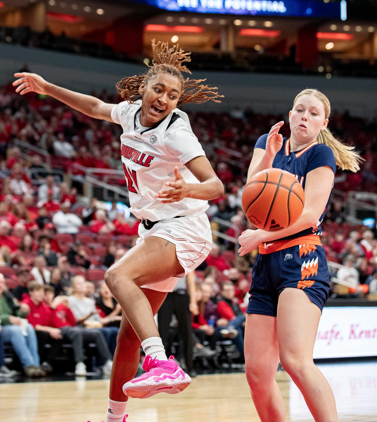 What channel is Louisville women's basketball vs. Alabama in Van