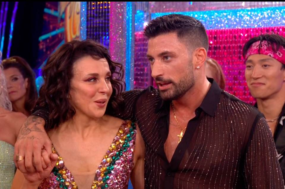 Strictly’s Amanda Abbington and Giovanni Pernice (BBC)