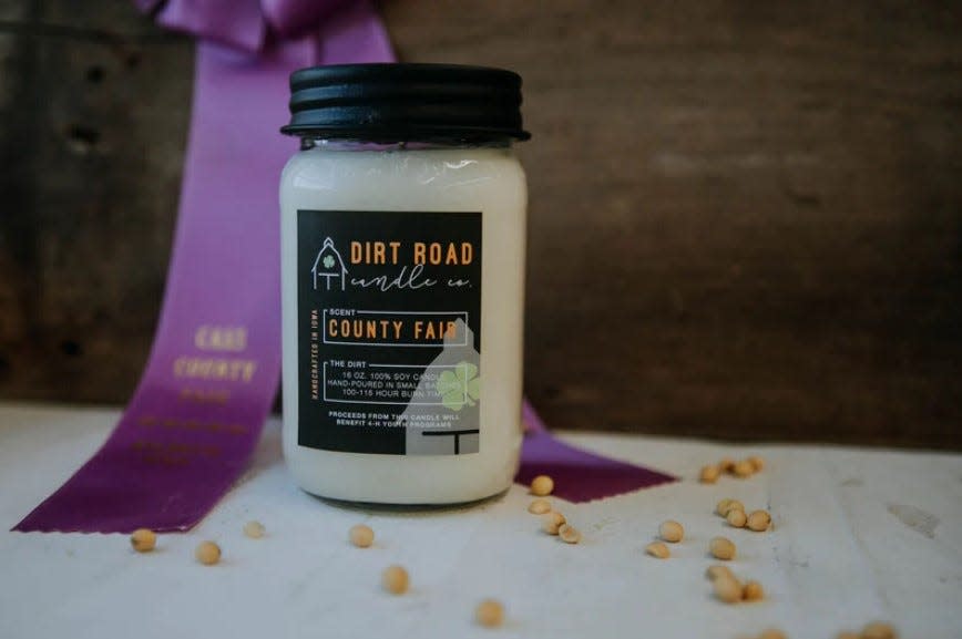 County Fair candle from Dirt Road Candle.