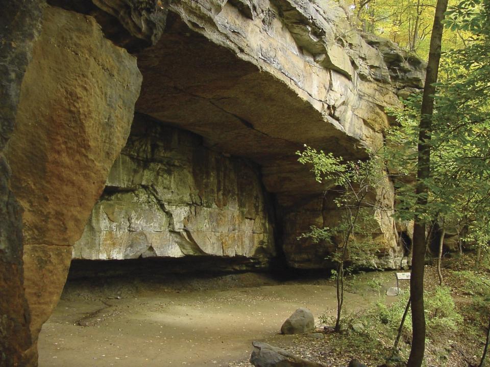 Mary Campbell Cave, also known as Old Maid's Kitchen, is a highlight of Gorge Metro Park.