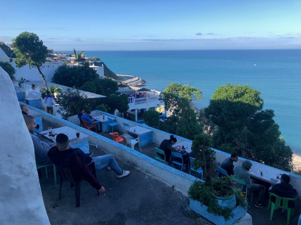 The terrace at Cafe Hafa (Lorna Parkes)