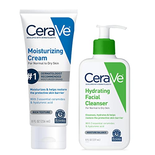 CeraVe Moisturizing Cream & Facial Cleanser Set (Amazon / Amazon)