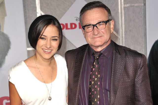 <p>John Shearer/WireImage</p> Zelda Williams and Robin Williams arrive at the 'Old Dogs' premiere at the El Capitan Theatre on Nov. 9, 2009 in Hollywood