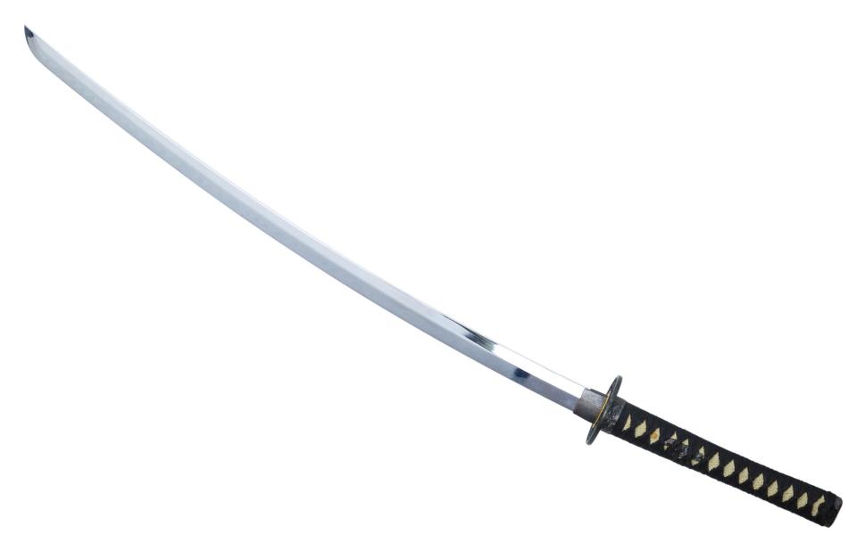 Landaeta was convicted of killing his ex-girlfriend using a "samurai sword."