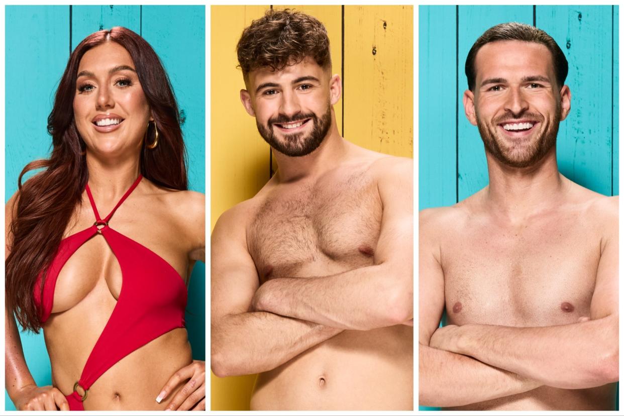 Patsy, Ciaran and Ronnie have entered the villa (ITV/Love Island)