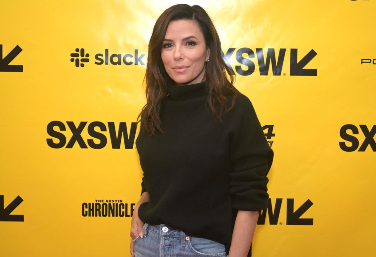 AUSTIN, TEXAS - MARCH 10: Eva Longoria attends "Raising the Bar: Public-Private Partnerships, Unlocking Career Success" during the 2023 SXSW Conference and Festivals at Austin Convention Center on March 10, 2023 in Austin, Texas. (Photo by Nicola Gell/Getty Images for SXSW)