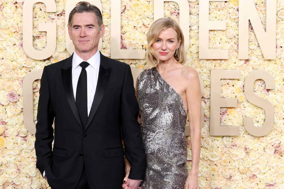 Naomi Watts and Billy Crudup Step Out for Date Night at 2024 Golden Globes