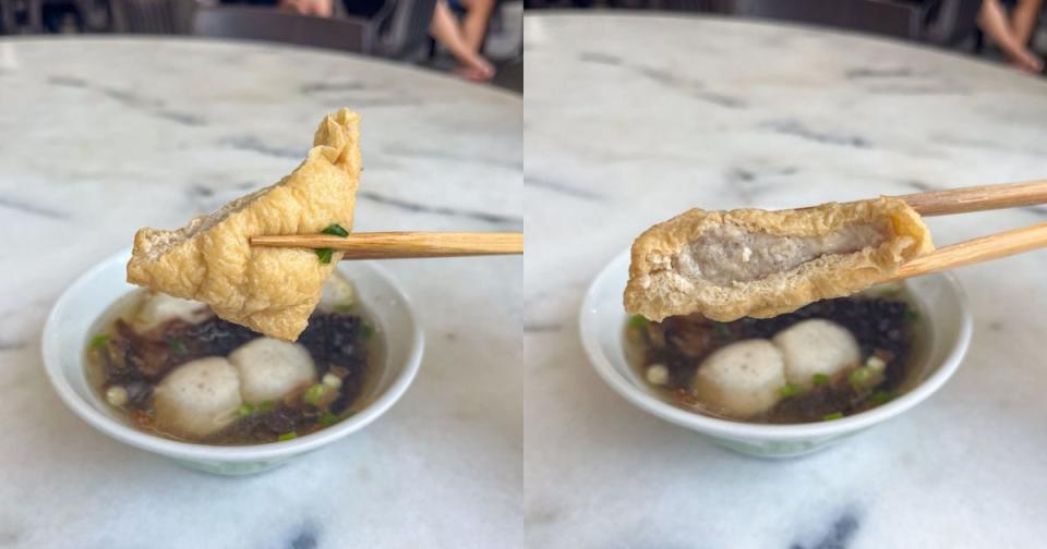 Malaysian Hup Kee Fishball Noodle - Stuffed Taupok