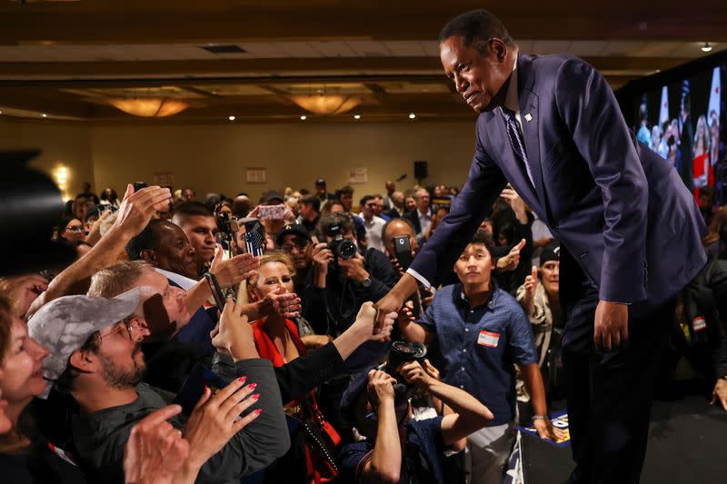 Election night with Republican gubernatorial candidate Larry Elder