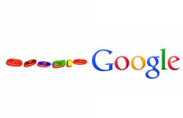 <b>Google</b><br><br>El buscador nunca ha renunciado a los colores, aunque la manera de presentarlos ha cambiado bastante. El primer logo, a la izquierda, pertenece a 1998 (Wikipedia Commons)