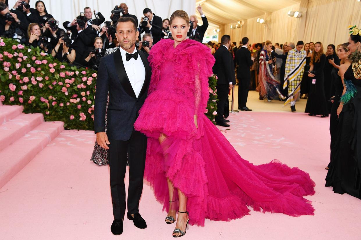 Doutzen Kroes attends The 2019 Met Gala Celebrating Camp: Notes on Fashion at Metropolitan Museum of Art on May 06, 2019 in New York City.