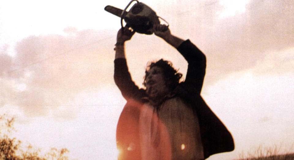 Leatherface in the Texas Chainsaw Massacre