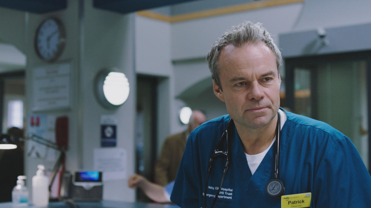  Patrick has his eye on Dylan in Casualty. . 