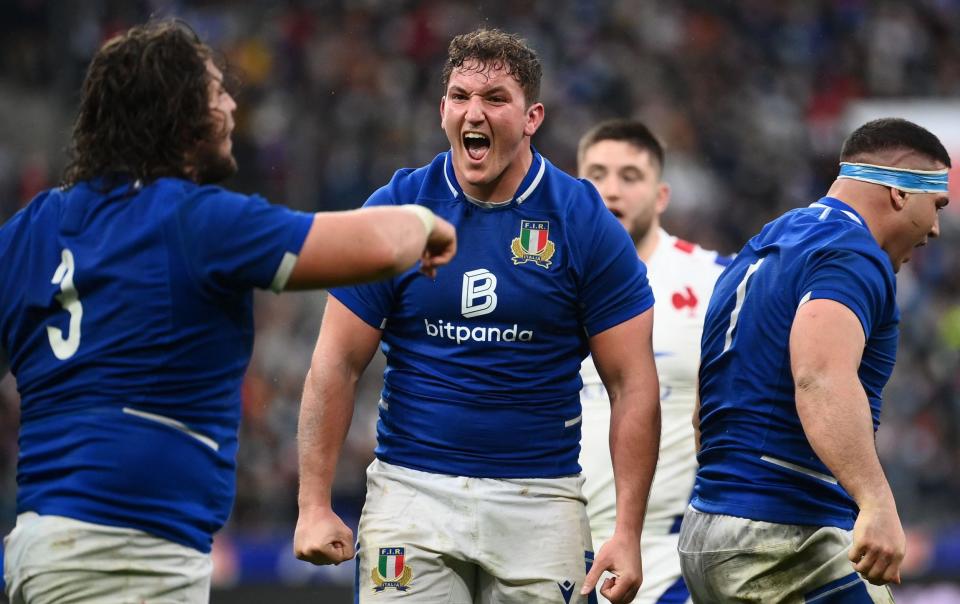 Italy rugby. - GETTY IMAGES