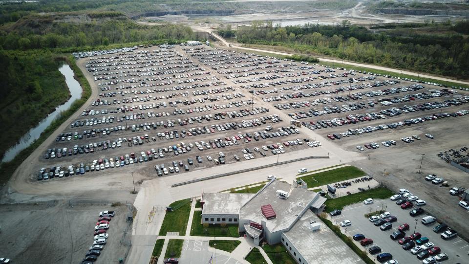 The 54-acre Columbus Division of Police Impound Lot, 2700 Impound Lot Road, on the city's South Side, has the capacity to hold 3,500 vehicles.