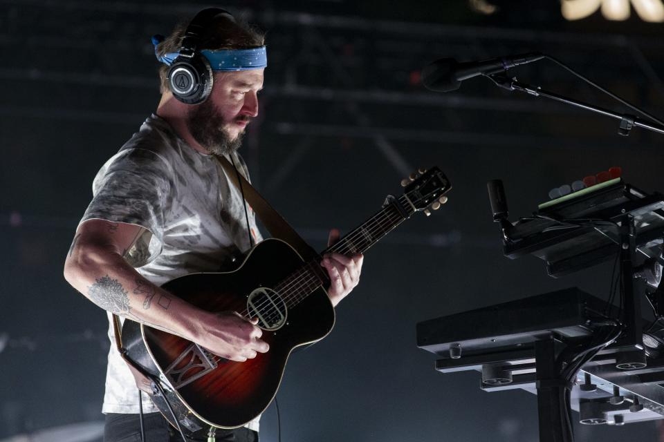 Bon Iver performs during McDowell Mountain Music Festival on March 6, 2020, at Margaret T. Hance Park in Phoenix.