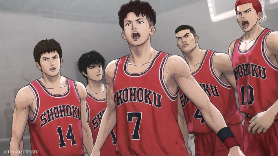 台北双喜電影《灌籃高手The First Slam Dunk》五位主角。（圖／台北双喜電影提供）