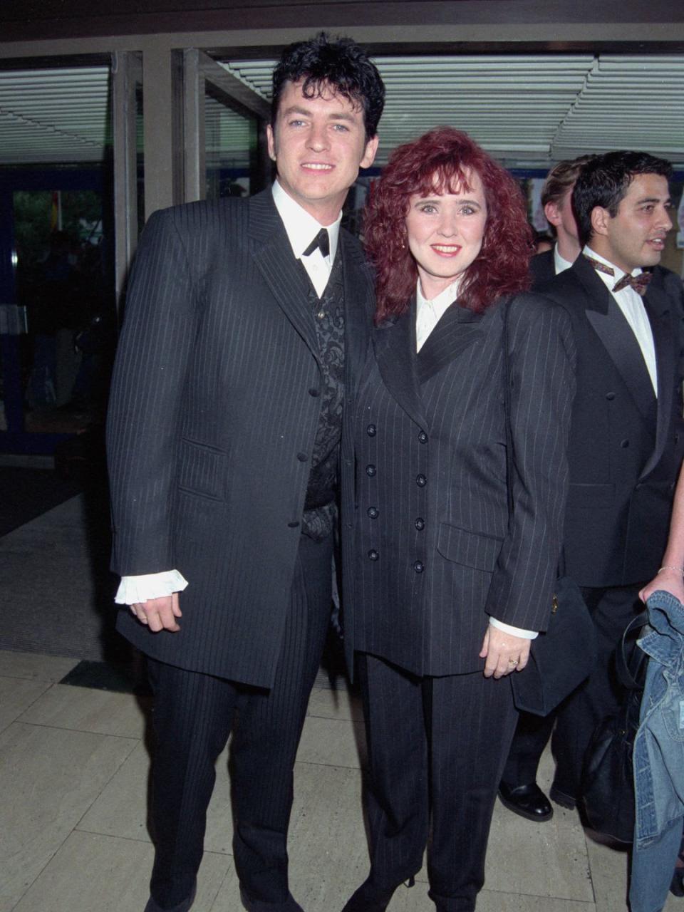 Shane Richie standing with Coleen Nolan