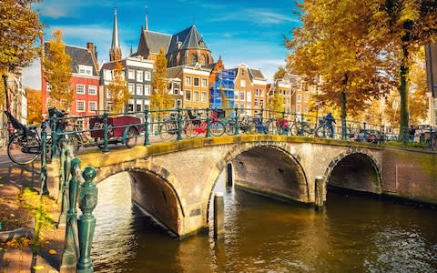 Autumn in Amsterdam is just as enticing as spring - Credit: SERGEY BORISOV