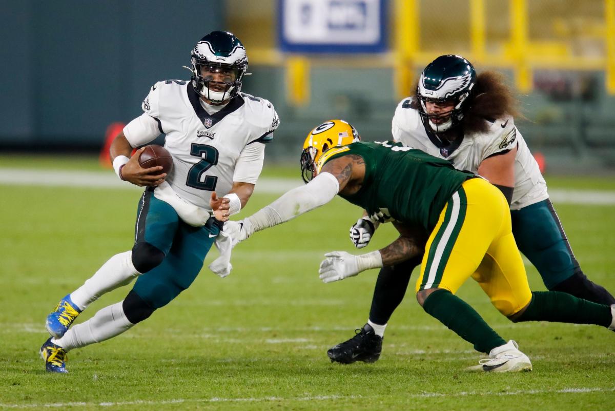 ‘Il laissait tout le monde dans la poussière:’ Quand les Eagles ont su pour la première fois que Jalen Hurts serait génial