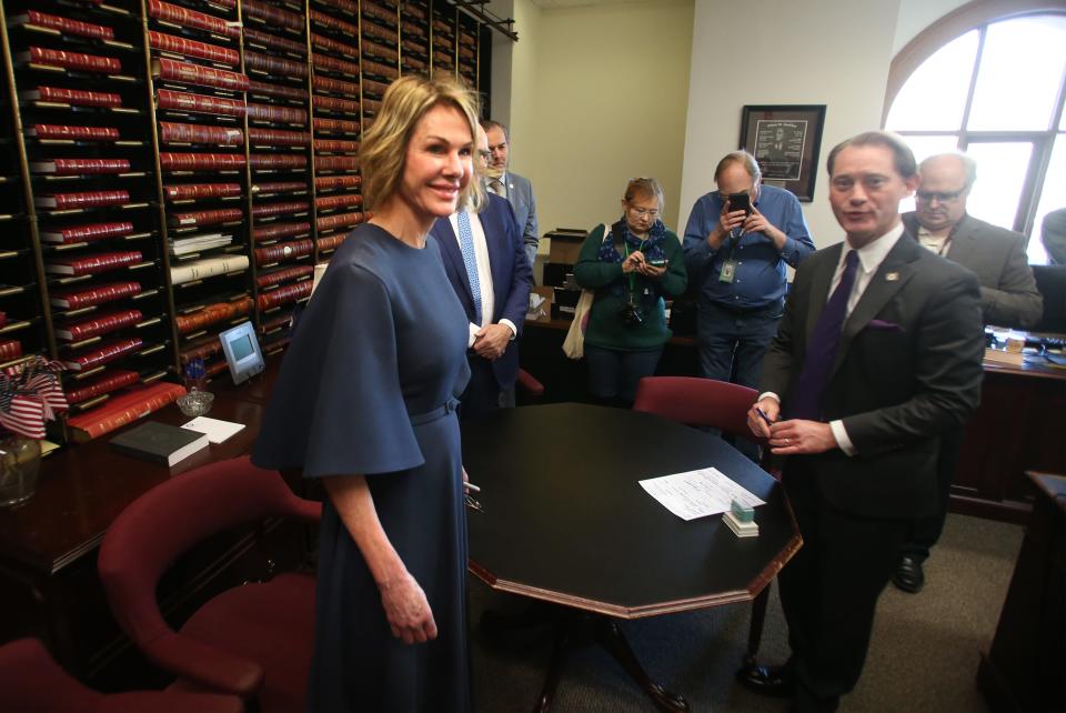 Kelly Craft formally files for Kentucky Governor. Jan. 5, 2023