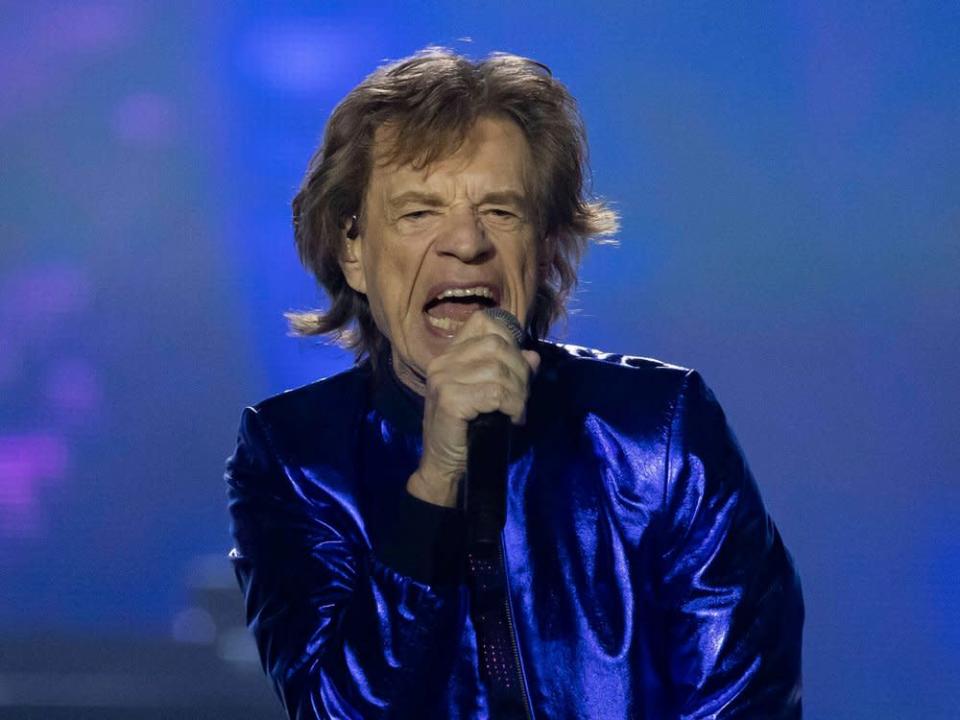 Mick Jagger während seines Auftritts in der Gelsenkirchener Veltins-Arena. (Bild: imago/Reichwein)