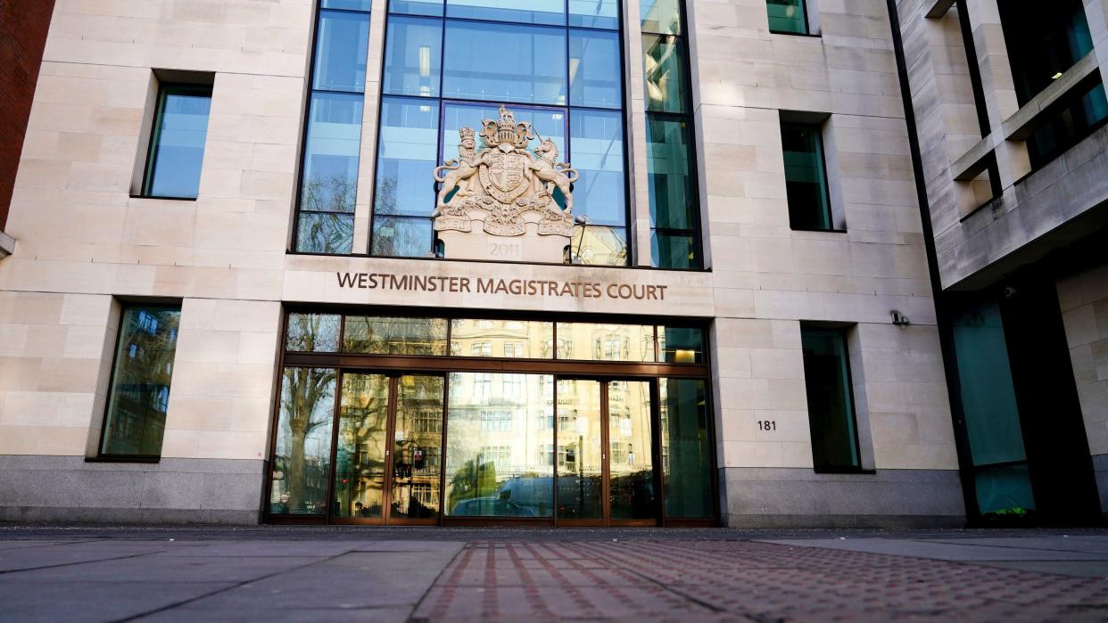 The exterior of Westminster Magistrates' Court 