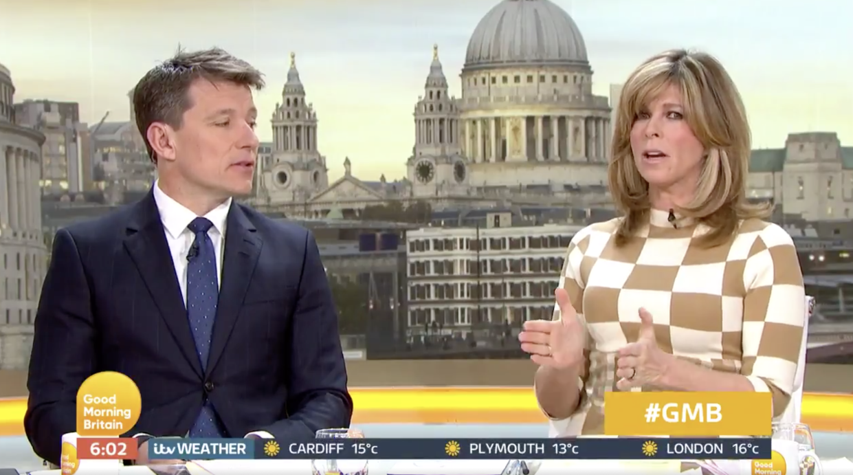 Kate Garraway hits out at school for banning pupils from using fake tan