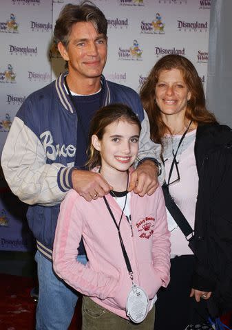 <p>Gregg DeGuire/WireImage</p> Eric Roberts, Eliza Roberts, and Emma Roberts.