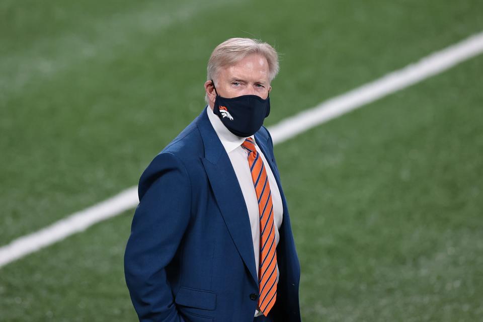 Denver Broncos president of football operations John Elway denied the allegations former Miami Dolphins coach Brian Flores made Tuesday in a proposed class-action lawsuit.