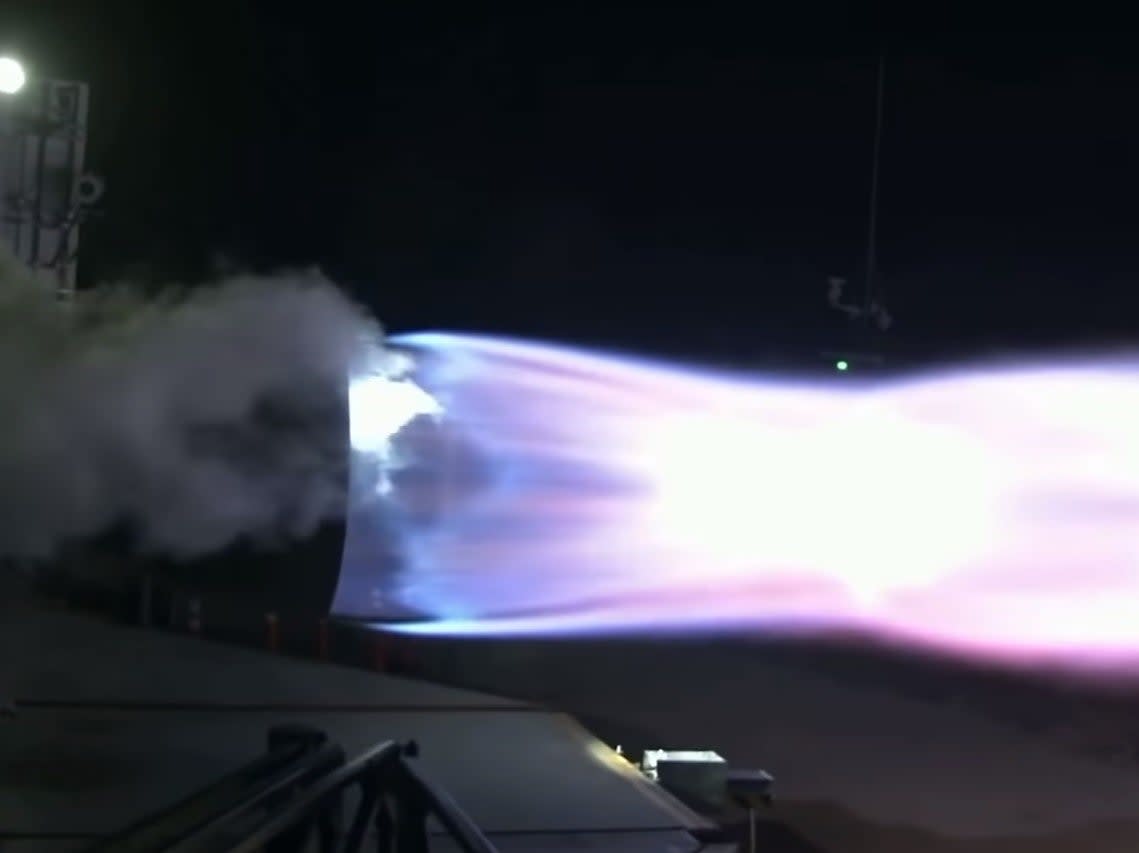 SpaceX plans to perform a static fire test on Starship’s rocket booster on 20 July, 2021 (SpaceX)