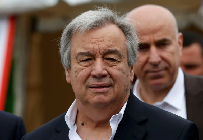 "I appeal for restraint to avoid any acts that could deepen the suffering of the Syrian people," UN Secretary-General Antonio Guterres said in a statement